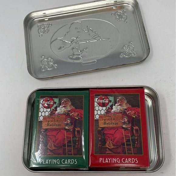 Coke Limited Edition Nostalgia Playing Cards & Collectible Tin - Picture 2 of 5